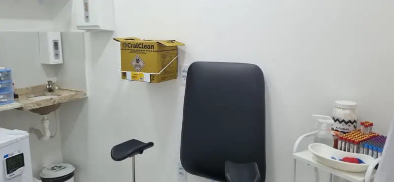 Sala de coleta do Laboratório OMEGA